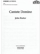 Cantate Domino by Rutter John for SATB a cappella