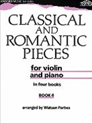 Classical & Romantic Pieces Book 4 by - Forbes - for Violin Collection (Bk 4)