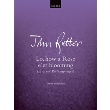 Lo, how a Rose e'er bloomingOboe and piano