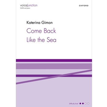 Come Back Like the Sea Vocal score
