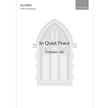 In Quiet Peace Vocal score