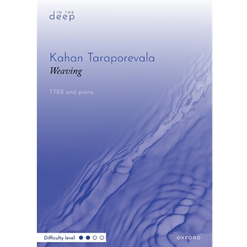 Weaving TTBB vocal score