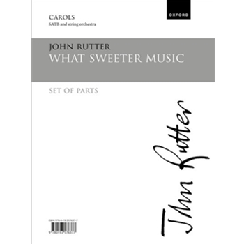 What sweeter music Set of parts for SATB version