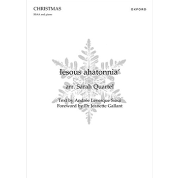 Iesous ahatonnia' SSAA vocal score