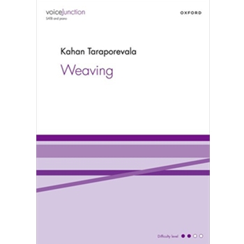Weaving SATB vocal score