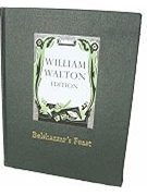Belshazzar's FeastFull score by Walton William for SATB