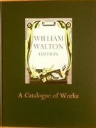 William Walton: A CatalogueWilliam Walton Edition vol. 24 by for