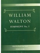 Symphony No. 1 Study score by Walton William for Orchestral Parts