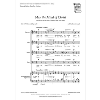 May the Mind of ChristVocal score