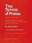 Now Thank we all our God No.1 of Two Hymns of Praise by Rutter John for Brass and Org