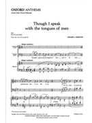 Though I speak with the tongues of menVocal score by Bairstow Edward C for SATB; SAB