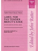 Lord for thy tender mercy's sakeVocal score by Farrant Richard for SATB
