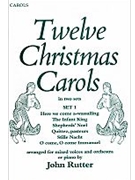 12 Christmas Carols Set 1 by - Rutter John - for SATB (Set 1)