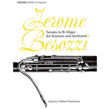 Sonata In B-flat by Besozzi J - Waterhouse William - for Bassoon and Piano