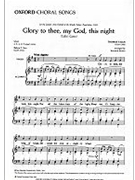 Glory To Thee My God This Night by Tallis - Brown - for 4-Part
