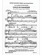 Child In A Manger by Rutter John - Rutter John - for SATB