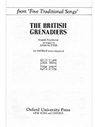 The British GrenadiersFrom Five Traditional SongsVocal score by Rutter John for SATB