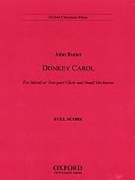 Donkey CarolOrchestral full score by Rutter John for Orch. and Instrumental Carol and Hymn Accompaniments