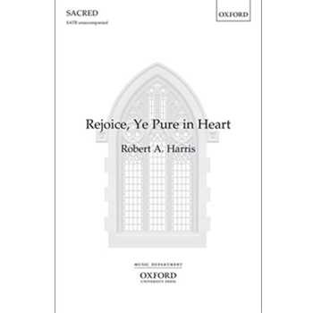 Rejoice, ye pure in heartVocal score