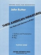 Three American Miniatures by Rutter John for Wind Ensemble/Concert Band