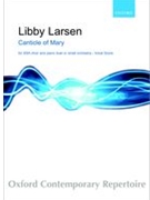 Canticle of MaryVocal score by Larsen Libby for Upper Voices - 3 Parts or more