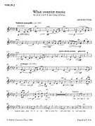 What Sweeter Music by Rutter John for Violin 2