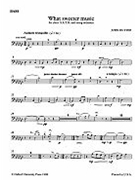 What Sweeter Music by Rutter John for String Bass