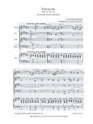 VocaliseVocal score by Rachmaninoff Sergei for SATB