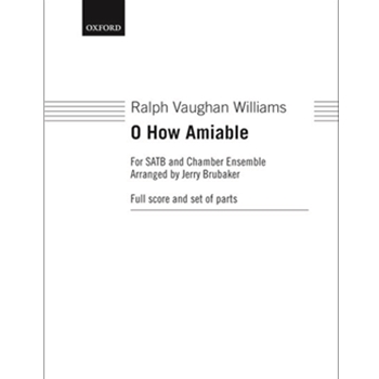 O how amiableFull score and set of parts - brass version by Vaughan Williams Ralph for SATB