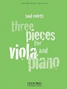 Three Pieces for Viola and Piano by Coletti Paul for Solo