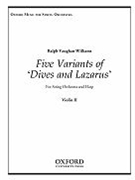 5 Variants on 'Dives and Lazarus'Violin 2 by Vaughan Williams Ralph for Violin 2 Part