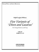 5 Variants on 'Dives and Lazarus'Cello 2 by Vaughan Williams Ralph for Cello 2 Part