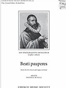 Beati pauperesVocal score by Sweelinck Jan P for SATB