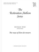 The ways of Zion do mournVocal score by Wise Michael for SATB