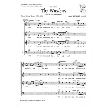 The WindowsVocal score by Lloyd Richard for SATB