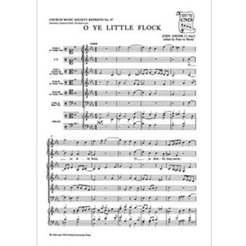 O ye little flockVocal score by Amner John for SATB