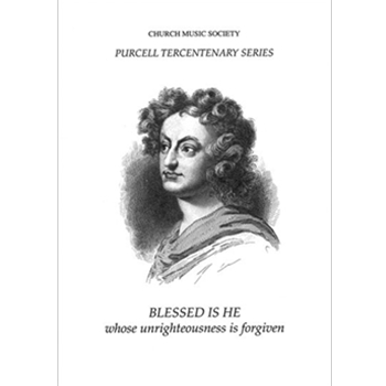 Blessed is he whose unrighteousness is forgiven Z8Vocal score by Purcell Henry for SATB