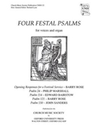 Four Festal PsalmsVocal score by Bairstow Edward C for SATB