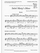 St Mary's MassCongregational part (pack of 10 copies) by Caesar Anthony for SATB; Unison