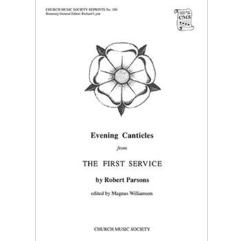 Evening Canticles from the First ServiceVocal score by Parsons Robert for SATB