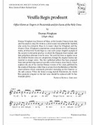Vexilla Regis prodeuntVocal score by Wingham Thomas for SATB