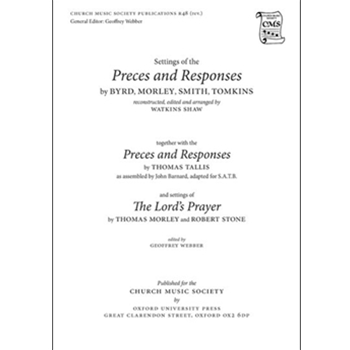 Preces and ResponsesVocal score