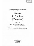 Sonata in G minor (Dresden) TWV41:g10 by Telemann Georg Philipp for Solo