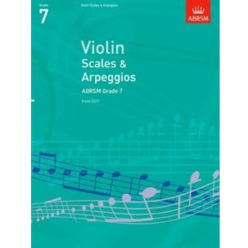 Violin Scales & Arpeggios, ABRSM Grade 7 from 2012