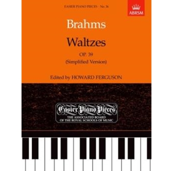 Waltzes,  Op. 39 (Simplified Version) Easier Piano Pieces 36