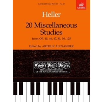 20 Miscellaneous Studies from Op.45, 46, 47, 81, 90 & 125 Easier Piano Pieces 40