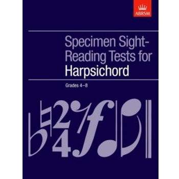 Specimen Sight-Reading Tests for Harpsichord, Grades 4-8