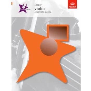 Music Medals Copper Violin Ensemble Pieces
