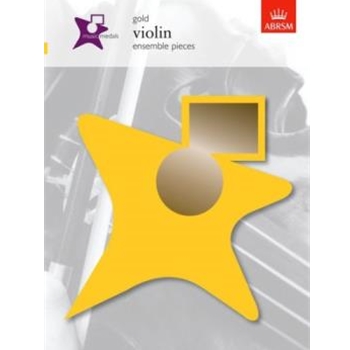 Music Medals Gold Violin Ensemble Pieces