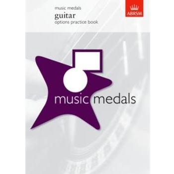 Music Medals Guitar Options Practice Book